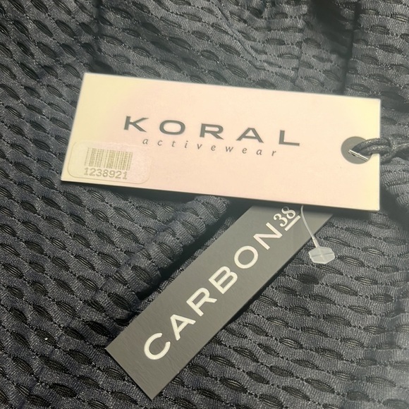 Koral XS Double Layer Sweats Black NWT MSRP $156 - Picture 7 of 7